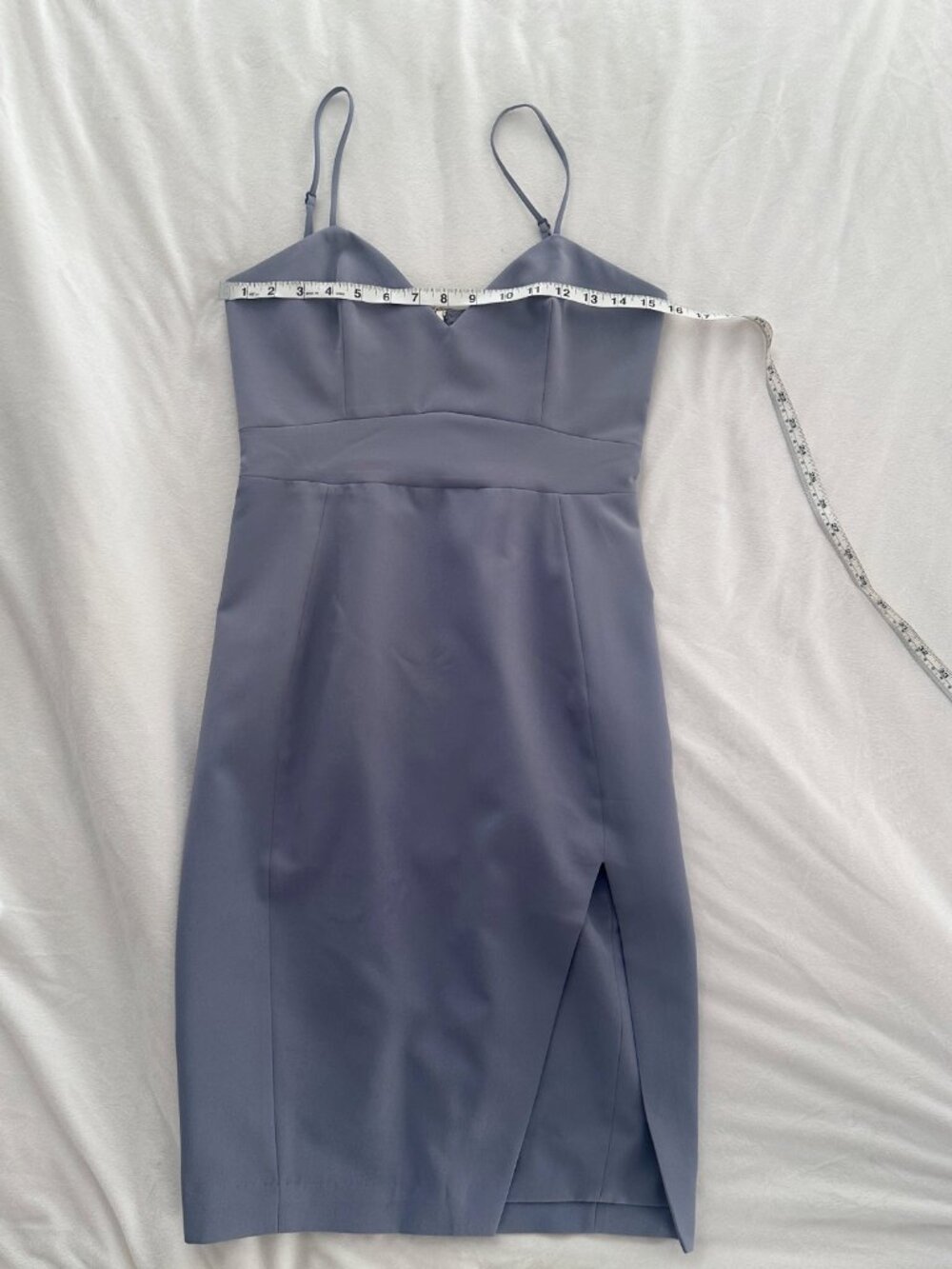 House of CB Raqa Dress S Grey Bodycon Midi Gigi Hadid Celebrity Style - Picture 10 of 12